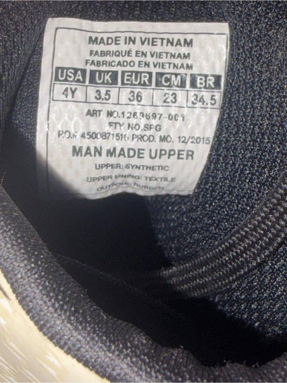 Under Armour Black White Youth High-Top Football Cleats